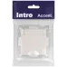 Розетка Intro Accent 6-203-06 2P+E Schuko с крышкой, 16А-250В, IP20, СУ, AL/CU, перламутр