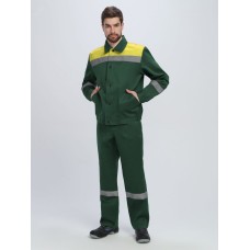 Костюм Легион-2 СОП (тк.Смесовая,210) п/к, зеленый/желтый,  44-46 170-176