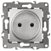 12-2105-03 ЭРА Розетка 2P, 16A-250В, IP20, Эра12, алюминий (10/100/3200)