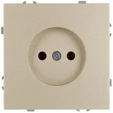 Розетка скрытого монтажа в рамку без заземления 2P 16А-250В IP20 шампань 15-2106-04 Galaxy