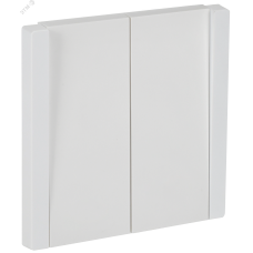 FORTE&PIANO Выключатель 2-клавишный перекрестный 10А FP209 белый IEK