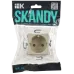 SKANDY Розетка с заземлением без защитных шторок 16А SK-R05B бежевый IEK