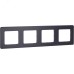 Рамка 4-местная антрацит INSPIRIA Рамка 4-местная антрацит INSPIRIA