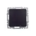 BRITE Розетка с заземлением с защитными шторками и крышкой 16А IP44 РСбш10-3-44-БрЧ черный