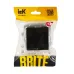 BRITE Выключатель жалюзи 10А ВС10-1-5-БрЧ черный