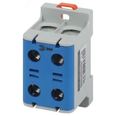 "Клемма силовая вводная КСВ ЭРА NO-224-141 двойная (KE67.2) 16-95 мм? синяя ""N"""