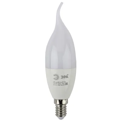 Лампочка светодиодная ЭРА STD LED BXS-9W-827-E14 E14 / Е14 9Вт свеча на ветру теплый белый свет