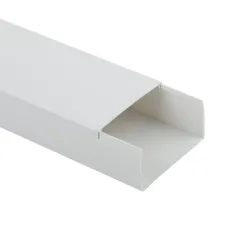 Кабель-канал ЭРА KK-W-80-60 белый 80x60 18м