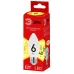 Лампочка светодиодная ЭРА RED LINE ECO LED B35-6W-827-E27 E27 / Е27 6Вт свеча теплый белый свет