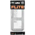 FLITE ARTISTIC Рамка 2-местная РУ-2-А-ФлА алюминий IEK