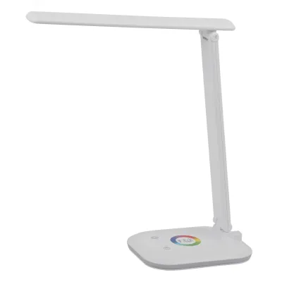 Настольный светильник ЭРА NLED-502-11W-W светодиодный с RGB ночником белый