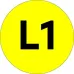 "Наклейка ""L1"" d=20 EKF PROxima"