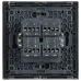 FORTE&PIANO Выключатель 2-клавишный перекрестный 10А FP509 сталь IEK