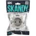 SKANDY Розетка с заземлением с защитными шторками 16А безвинтовое крепление SK-R06Sh шампань IEK
