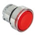 Исполнительный механизм кнопки XB4 красный плоский возвратный без фиксации, с подсветкой IP65