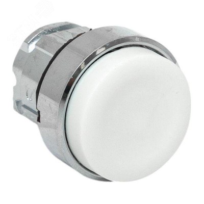 Исполнительный механизм кнопки XB4 белый выпирающая возвратный без фиксации, без подсветки IP65