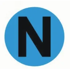 "Наклейка ""N"" d=20 EKF PROxima"