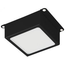 Светильник светодиодный ДВО Грильято Домино SPO-651-3-4K-B8 8Вт 4000К 84х84мм 100х100 черный