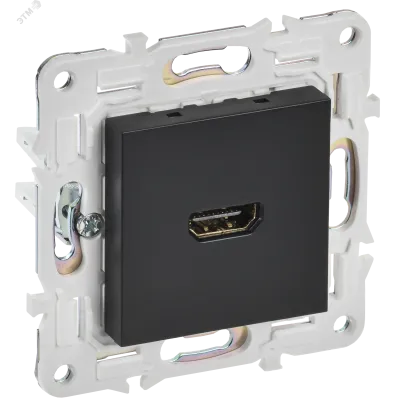 SKANDY Розетка HDMI SK-H01Bl черный IEK