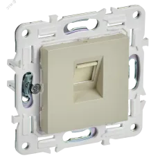 SKANDY Розетка компьютерная RJ45 кат.5E SK-K01B бежевый IEK