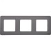 Рамка 3-местная дымчатый INSPIRIA