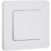 Выключатель 1-клавишный самовозвартный с нормально-открытым контактом 6А безвинтовое крепление белый INSPIRIA