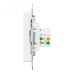 Эпика Механизм розетки RJ45 - 2шт (cat5) белый EKF