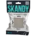 SKANDY Выключатель 1-клавишный проходной с индикацией 10А SK-V08Sh шампань IEK