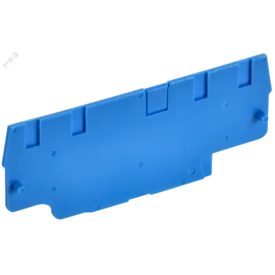 ARMAFIX Заглушка EPCX2.5-4 BU для колодки клеммной CP/CX2.5-4 синяя IEK