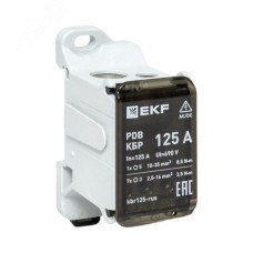 Клеммный блок распределительный КБР 125A EKF