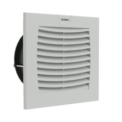 Вентилятор с фильтром ЭМС 100 м3/ч, 400В AC, 152х152 мм, IP54