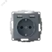 РОЗЕТКА ATLASDESIGN 16А c 2 USB A+A, 5В/2,4А, 2х5В/1,2А, механизм, ГРИФЕЛЬ