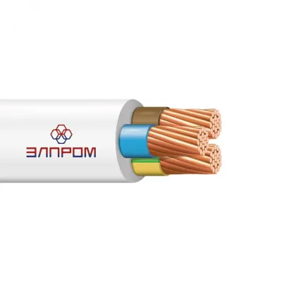 ПВС 3x4,0 белый (бухта)