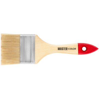 Кисть флейцевая, натур. щетина, 55 топс, лакиров.ручка, ширина 60 мм