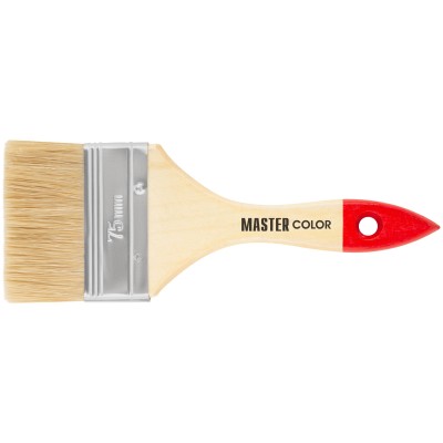 Кисть флейцевая, натур. щетина, 55 топс, лакиров.ручка, ширина 75 мм