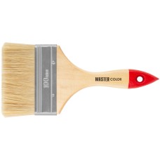 Кисть флейцевая, натур. щетина, 55 топс, лакиров.ручка, ширина 100 мм