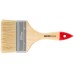 Кисть флейцевая, натур. щетина, 55 топс, лакиров.ручка, ширина 100 мм