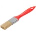 Кисть флейцевая, толщ. 12 мм, 70 ПБT/30 светлая натур. щетина, нерж.обжим, пласт. ручка, ширина 30 мм