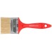 Кисть флейцевая, толщ. 16 мм, 70 ПБT/30 светлая натур. щетина, нерж.обжим, пласт. ручка, ширина 70 мм
