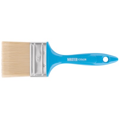 Кисть флейцевая, толщ. 16 мм, ПЭТ-щетина, нерж. обжим, пласт. ручка, ширина 70 мм