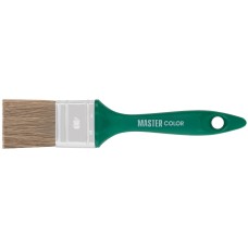 Кисть флейцевая, толщ. 11 мм, 70 ПЭT/30 натур. щетина, нерж.обжим, пласт.ручка, ширина  40 мм