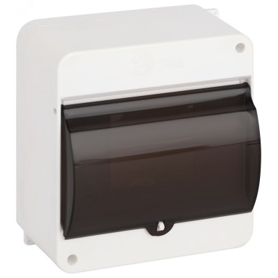 Корпус пластиковый навесной SIMPLE КМПн 1/6 IP30 прозрачная крышка белый