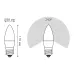 Лампа Gauss Elementary Свеча 12W 950lm 6500K E27 LED 1/10/100