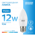 Лампа Gauss Elementary Свеча 12W 950lm 6500K E27 LED 1/10/100