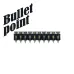Гвозди усиленные для монтажного пистолета по бетону  и металлу  CN EG bullet point 3,05х17 мм (1000 шт)
