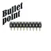Гвозди усиленные для монтажного пистолетапо бетону  и металлу  CN EG bullet point 3,05х19 мм (1000 шт)