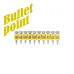 Гвозди усиленные для монтажного пистолета по бетону и металлу  MG bullet point 3,05х19 мм (1000шт)