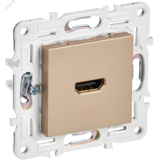 SKANDY Розетка HDMI SK-H01Sa песочный IEK