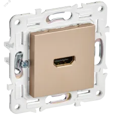 SKANDY Розетка HDMI SK-H01Sa песочный IEK