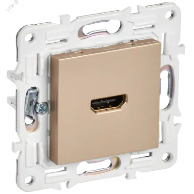 SKANDY Розетка HDMI SK-H01Sa песочный IEK